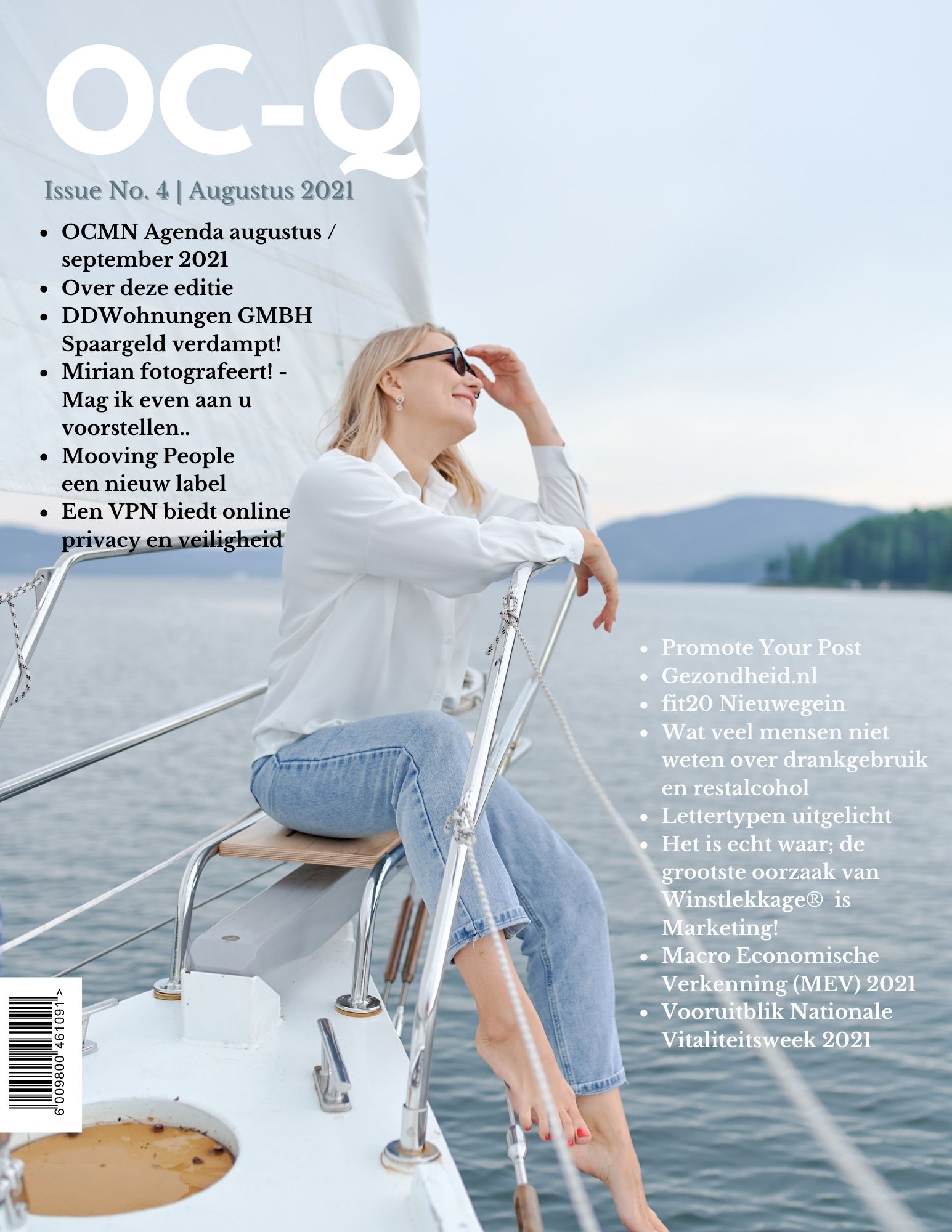 Cover OCMN - OC Q Magazine nr 4 - Augustus 2021 - Publicatie datum 15-08-2021 00:01 uur