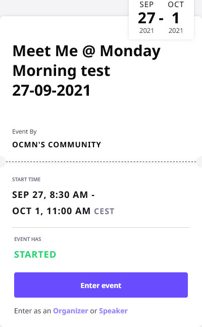 Screenshot 2021 09 24 at 03 29 51 Airmeet Meet Me Monday Morning test 27 09 2021