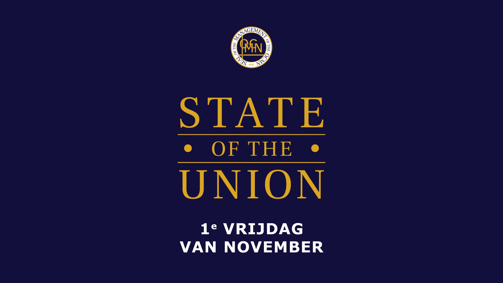 ocmn state of the union 1e vrijdag banner evetnbrite